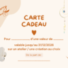 Carte Cadeau Cherry Boheme – Créations & Ateliers