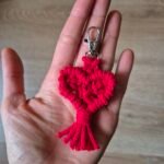 Grigri de sac tendance - bandana bordeaux