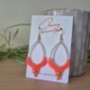 Boucles d’oreilles en micro-macramé