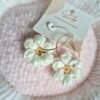 Boucles d’oreilles fleurs au crochet