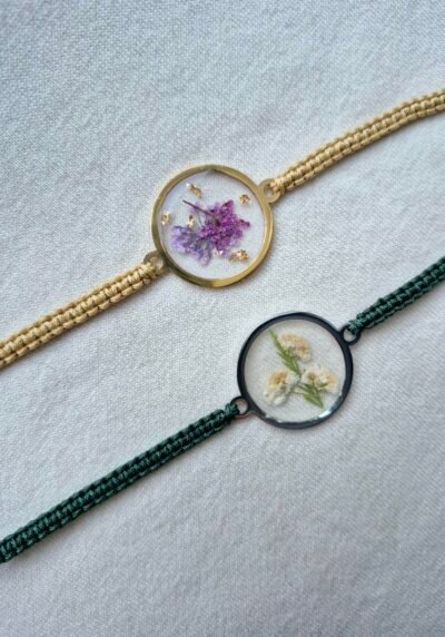 Atelier | Crée ton bracelet en résine & fleurs séchées