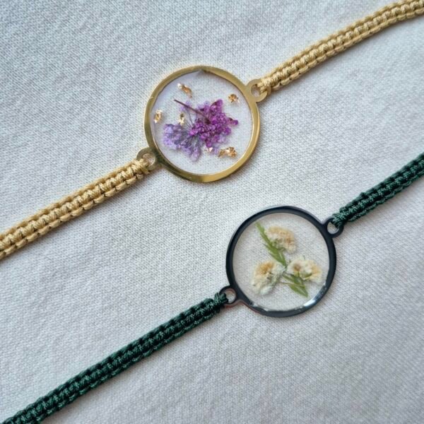 Atelier | Crée ton bracelet en résine & fleurs séchées