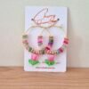 Boucles d’oreilles Pierres naturelles et tulipes - Edition limitée