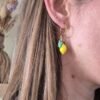 Boucles d’oreilles créoles citrons