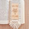 Marque-page en bois & macramé - cadeau professeur